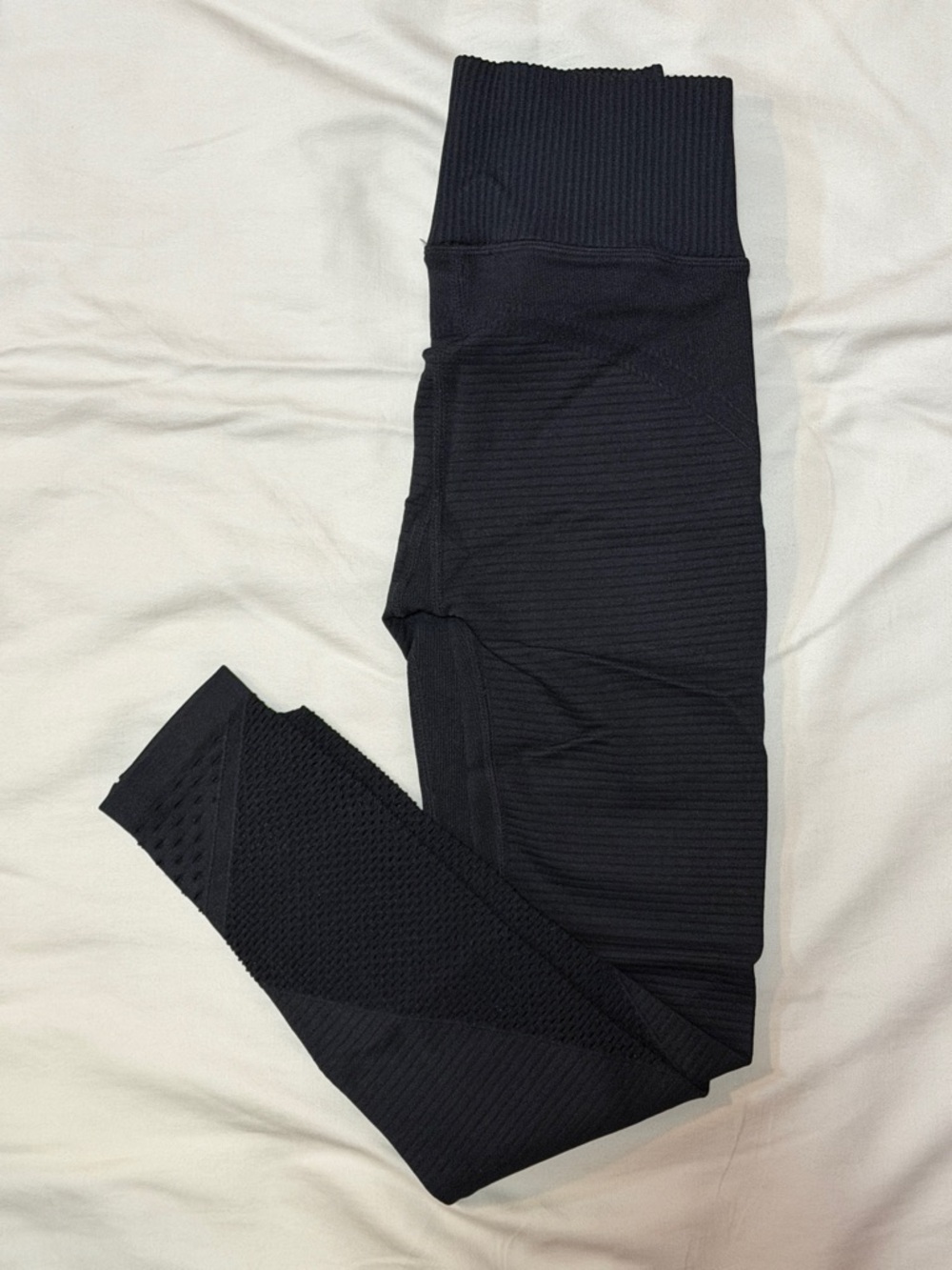 Aerie OFFLINE Real Me Seamless High-Waisted‎ Black Leggings XXS